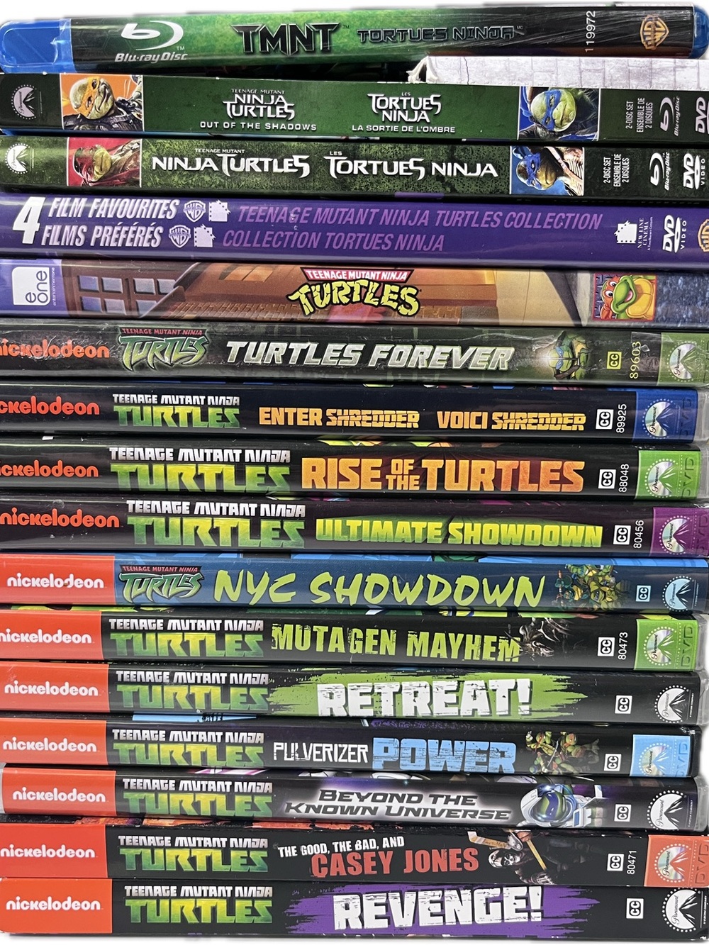 Teenage Mutant Ninja Turtles 16 DVD / Blu-Ray Collection